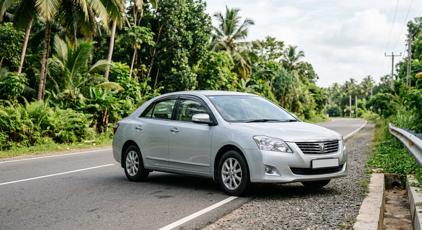 Toyota Premio hire with driver in Sri Lanka — car Toyota Premio hire with driver in Sri Lanka — car