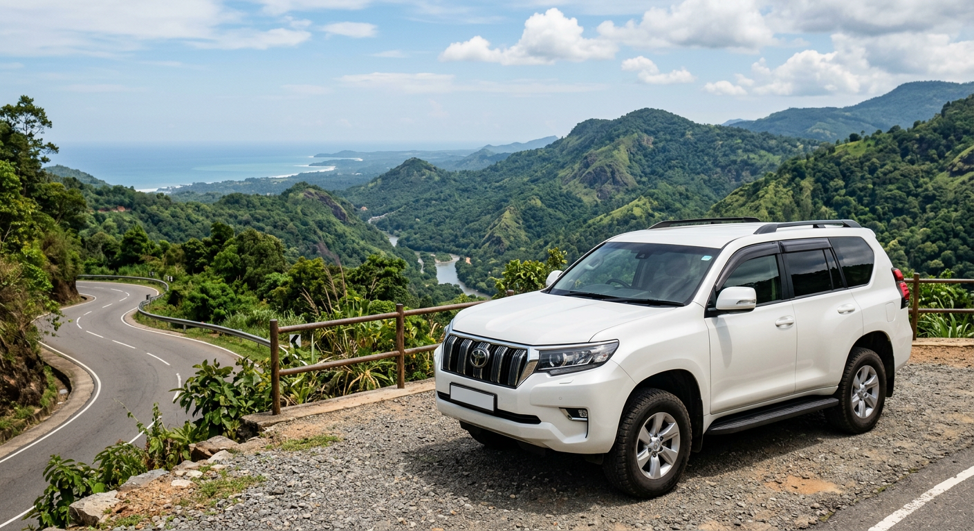 Toyota Prado SUV with Driver hire with driver in Sri Lanka — suv